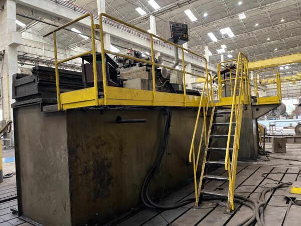 Torno WMW Alemão – 20m de Barramento | 5m Diâmetro | 100 Toneladas