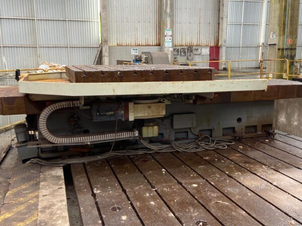 Mesa giratória da mandrilhadora