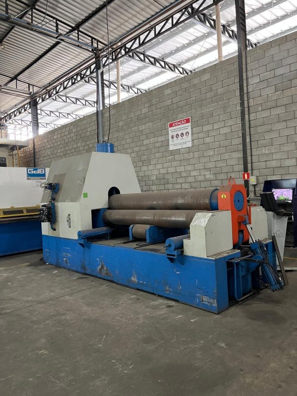 Calandra CNC - 3mts x 1' polegada - 3 rolos - Gasparini
